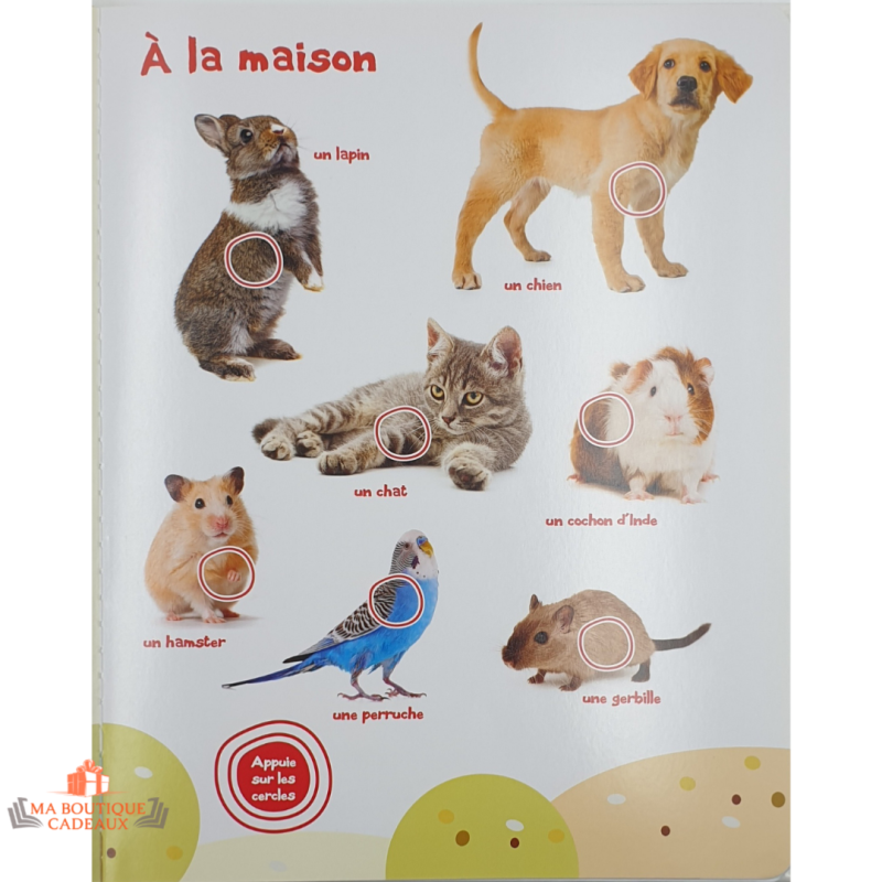 Mon imagier sonore LES ANIMAUX