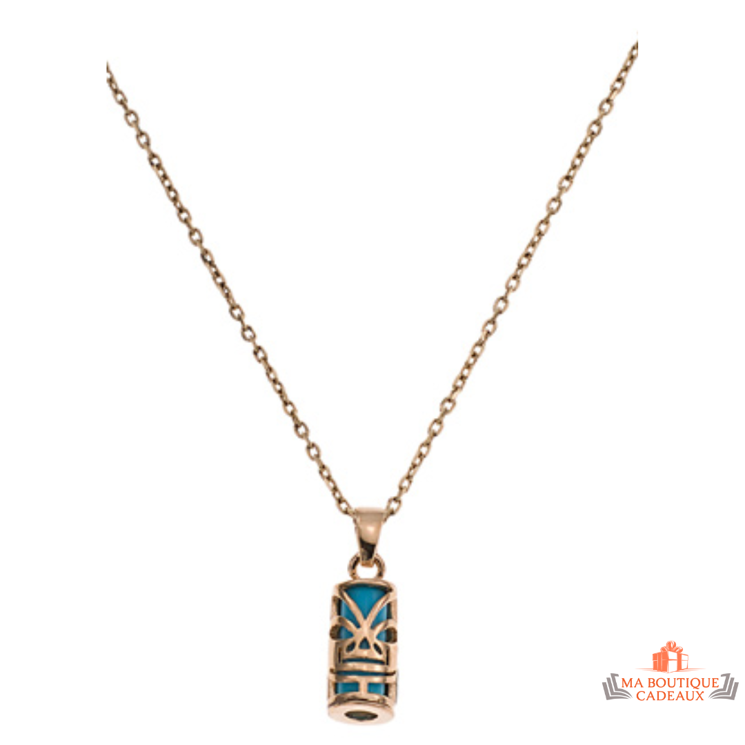 Pendentif Solitaire En Plaqué Or Avec Zirconium Blanc - Années 80, Parfait état